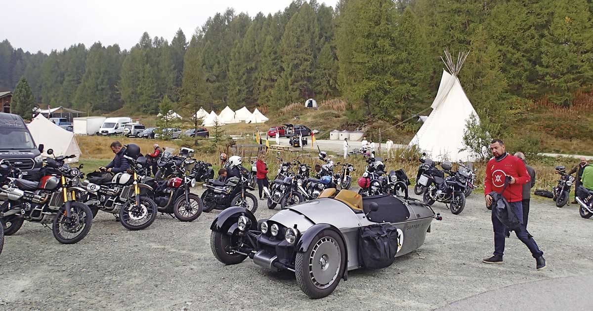 Der Threewheeler dient als Servicecar