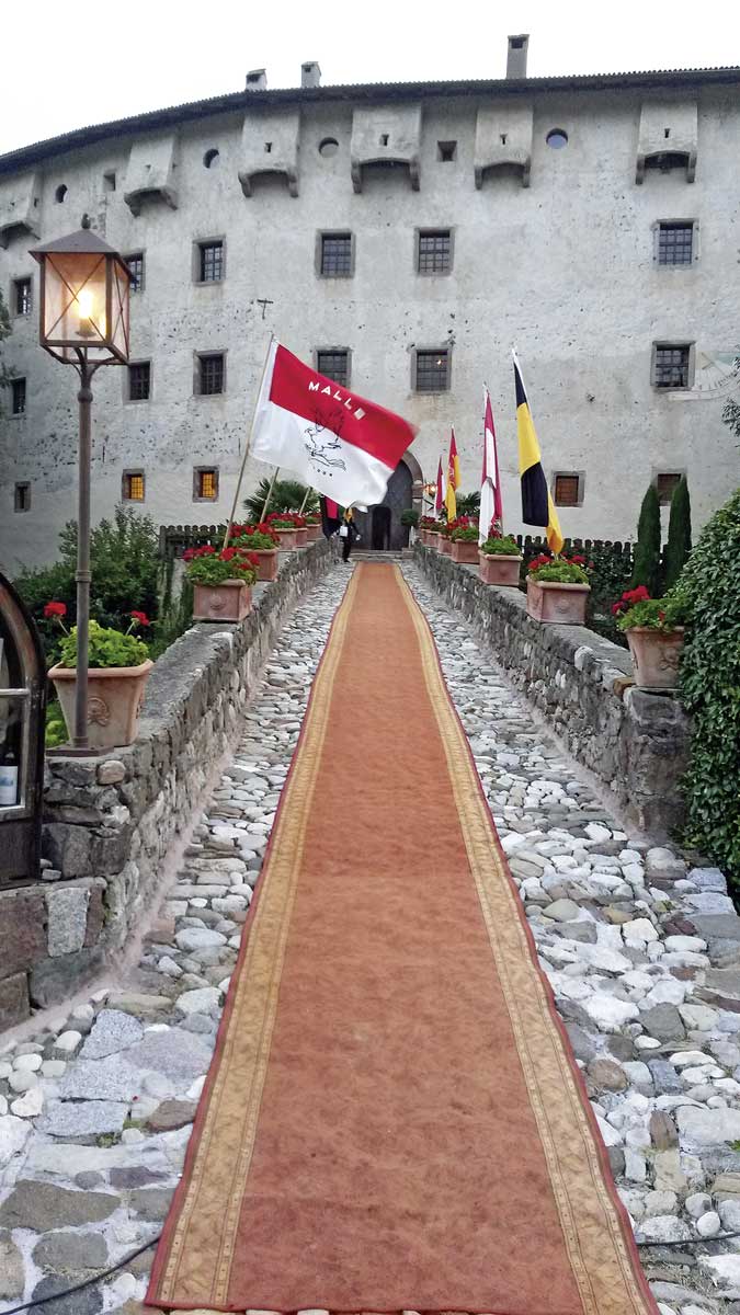 Roter Teppich für die Rally