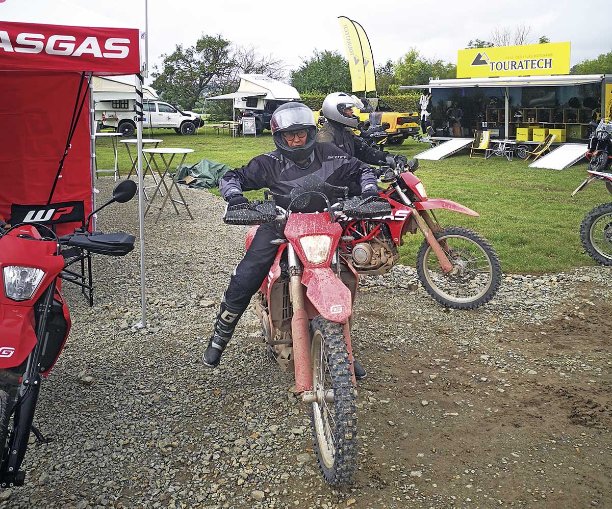 Probefahrt mit einer GASGAS