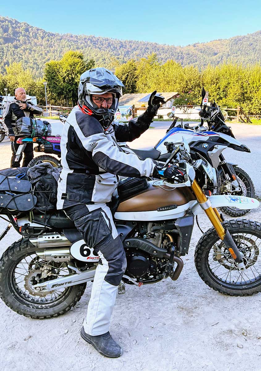 Hinne auf Fantic Caballero 500 Rally