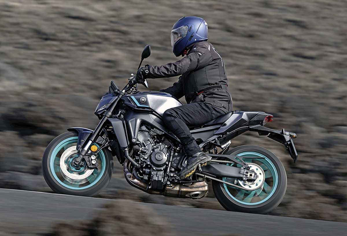 Die MT-09 mach aber auch normal bewegt viel Spaß