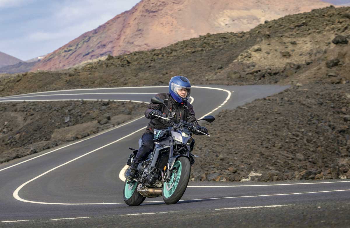 Die Präsentation der MT-09 fand auf Lanzarote statt