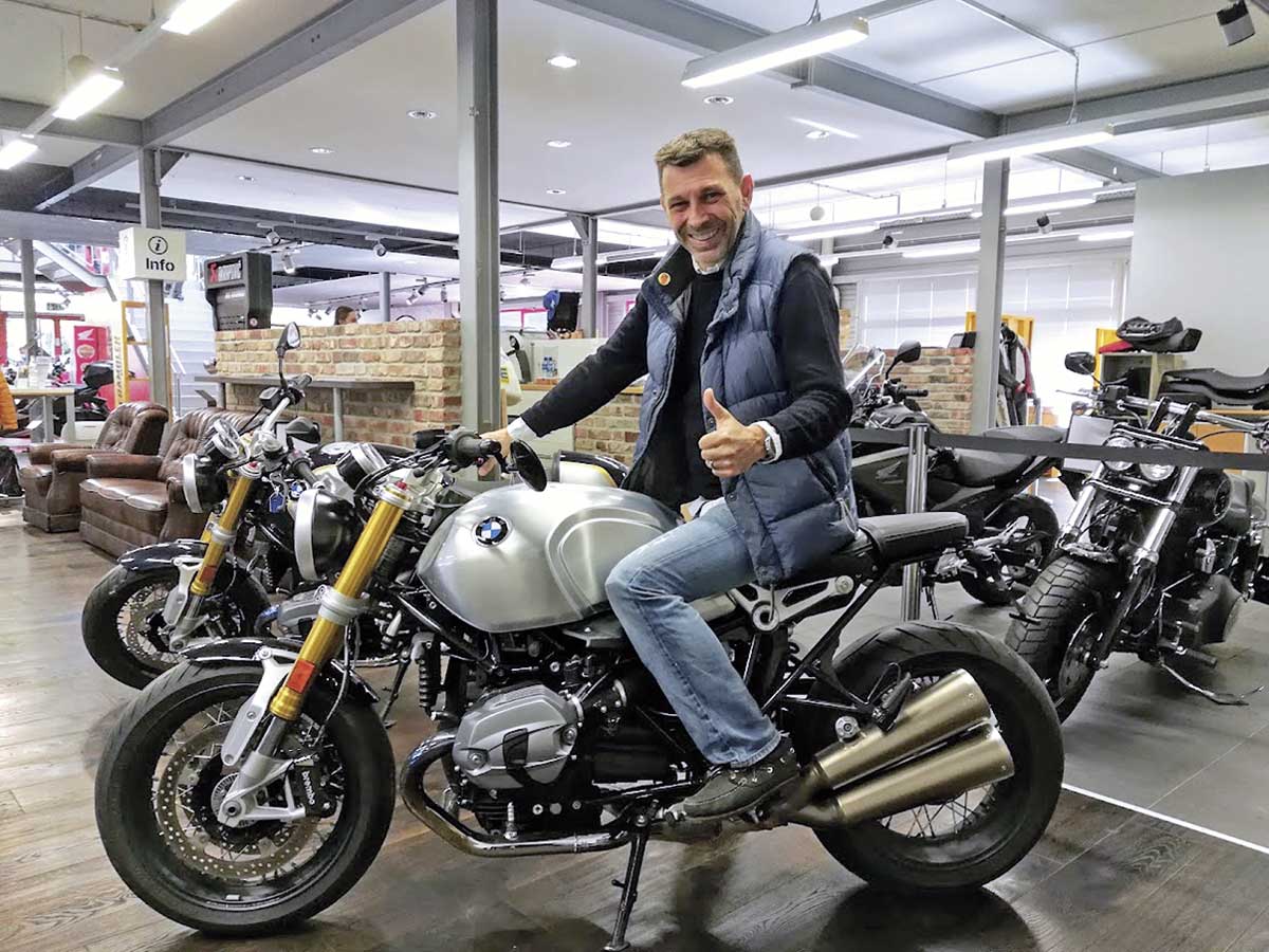 Eines der schönsten BMW-Modelle, die R nineT mit Alutank