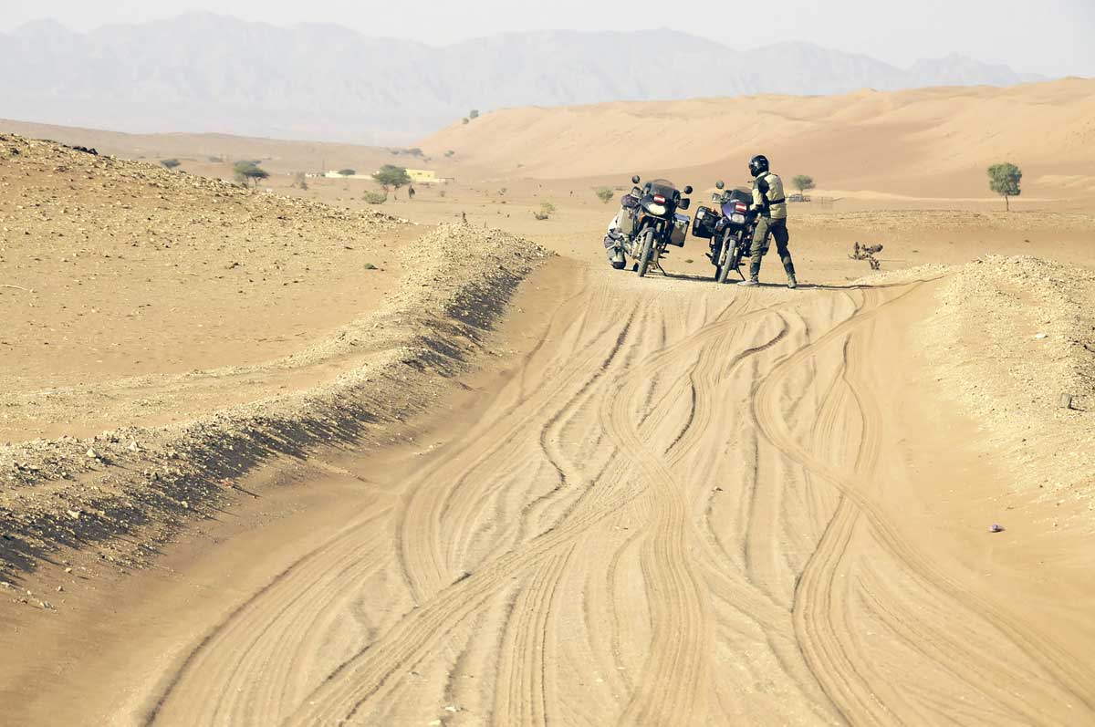 Mit dem Bike durch den großen Sandkasten