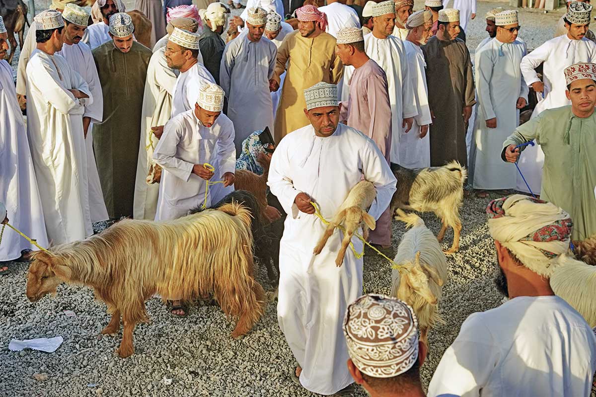 Ziegenmarkt in Nizwa