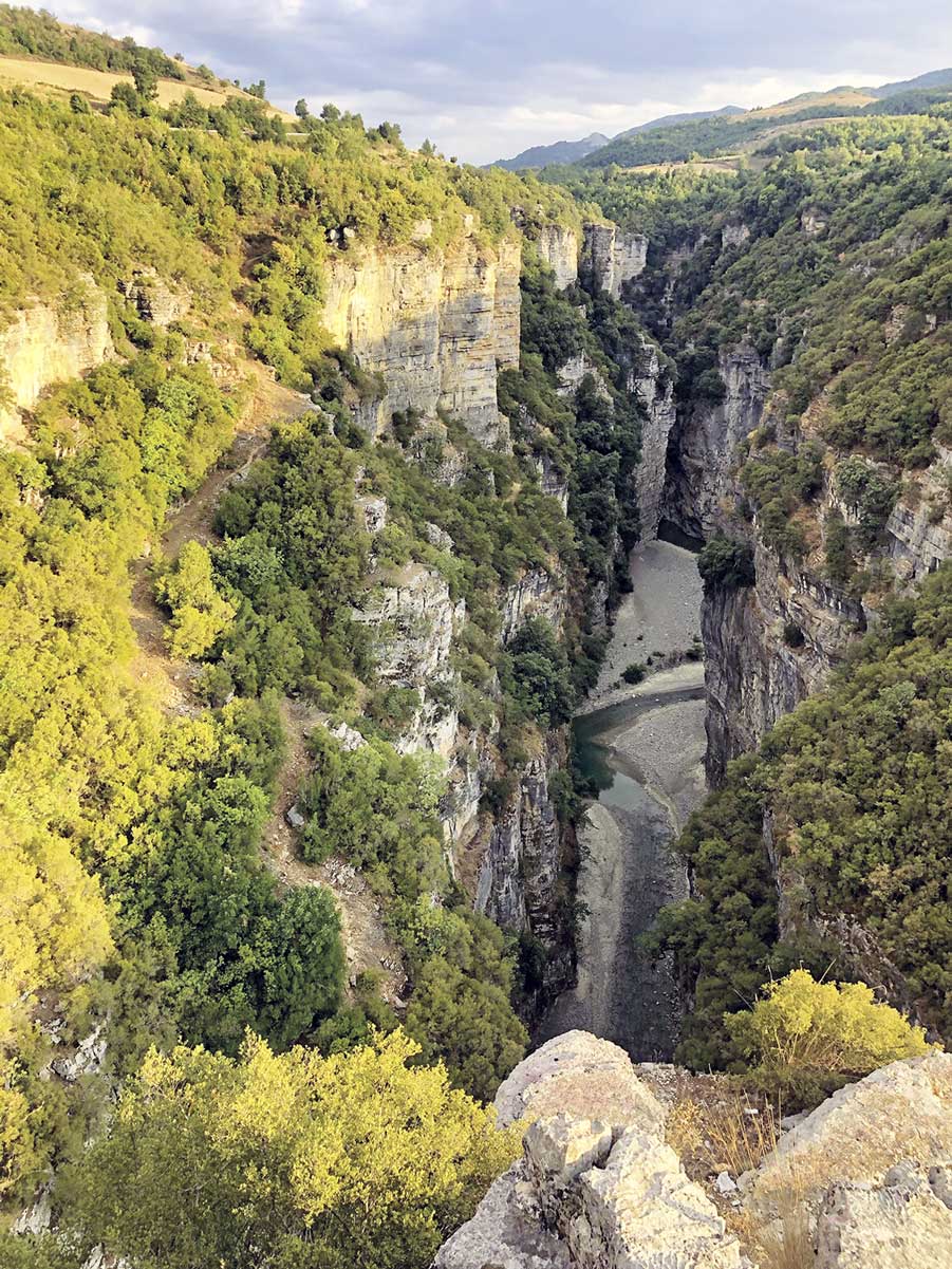 Ein toller Blick in die Osumi-Schlucht