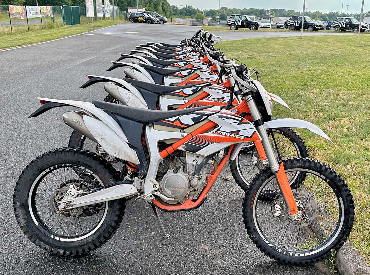 Die 350er KTM Freeride wird schnell unterschätzt
