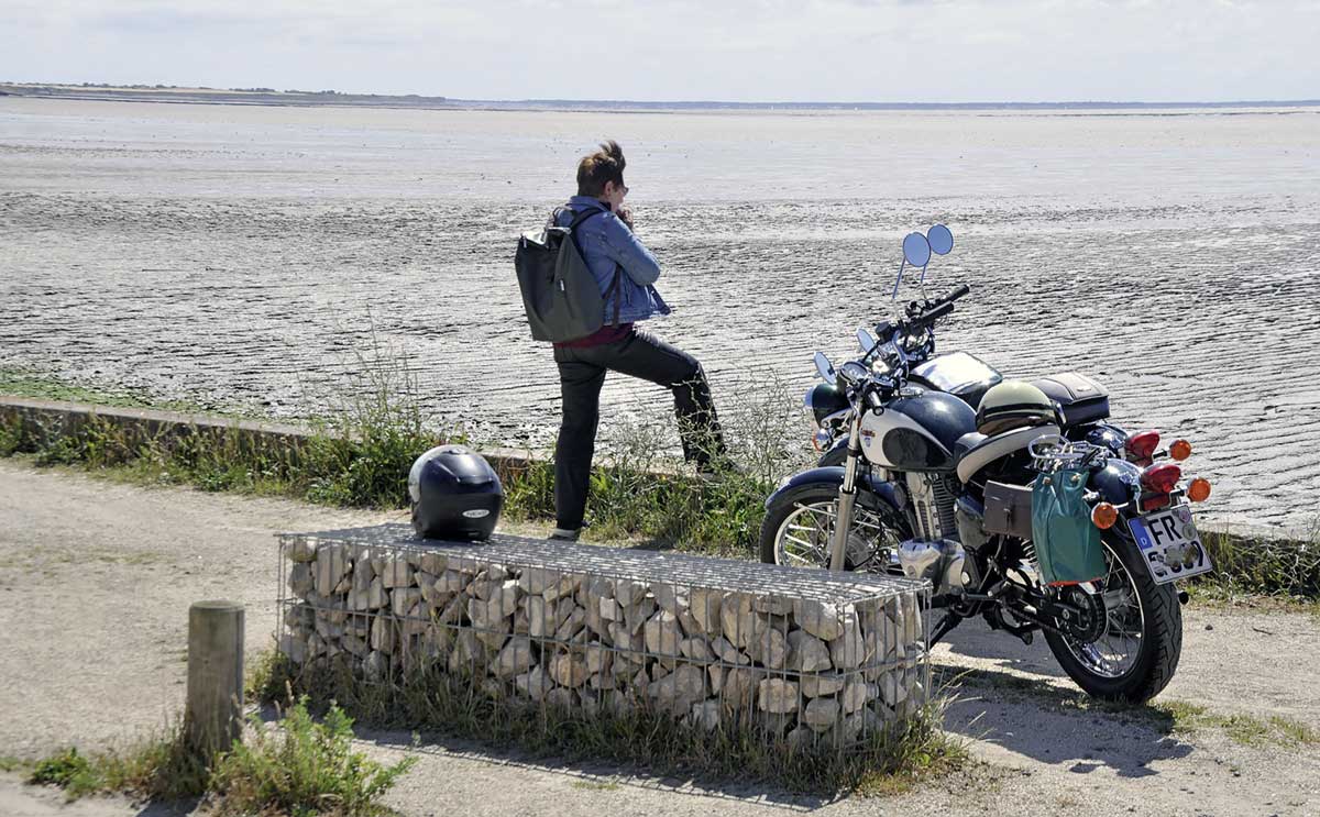 Nördlich von La Rochelle an der Atlantikküste