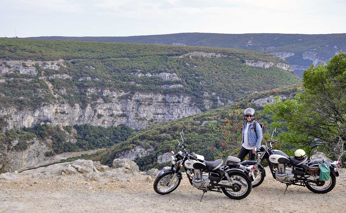 Frankreich, an der Ardèche