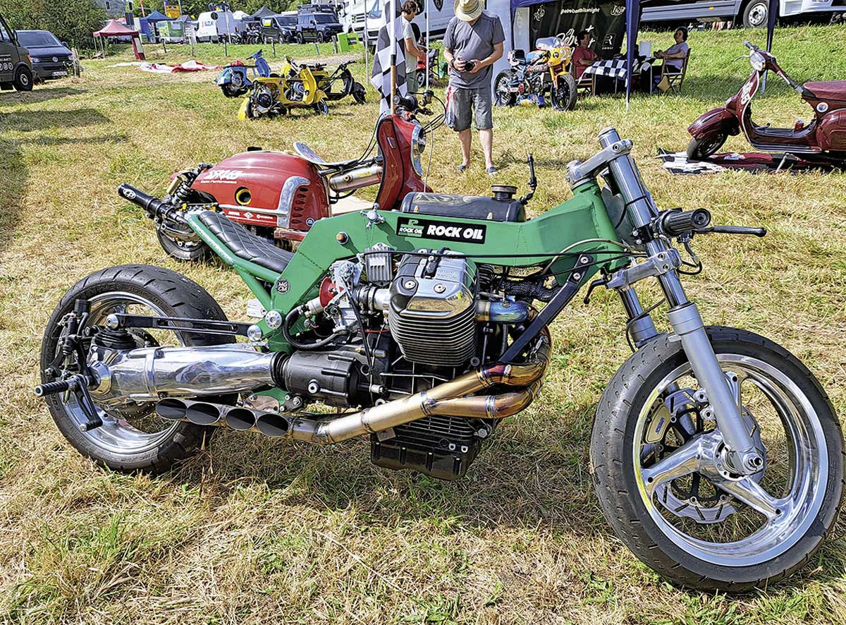 Moto Guzzi für den Dragstrip
