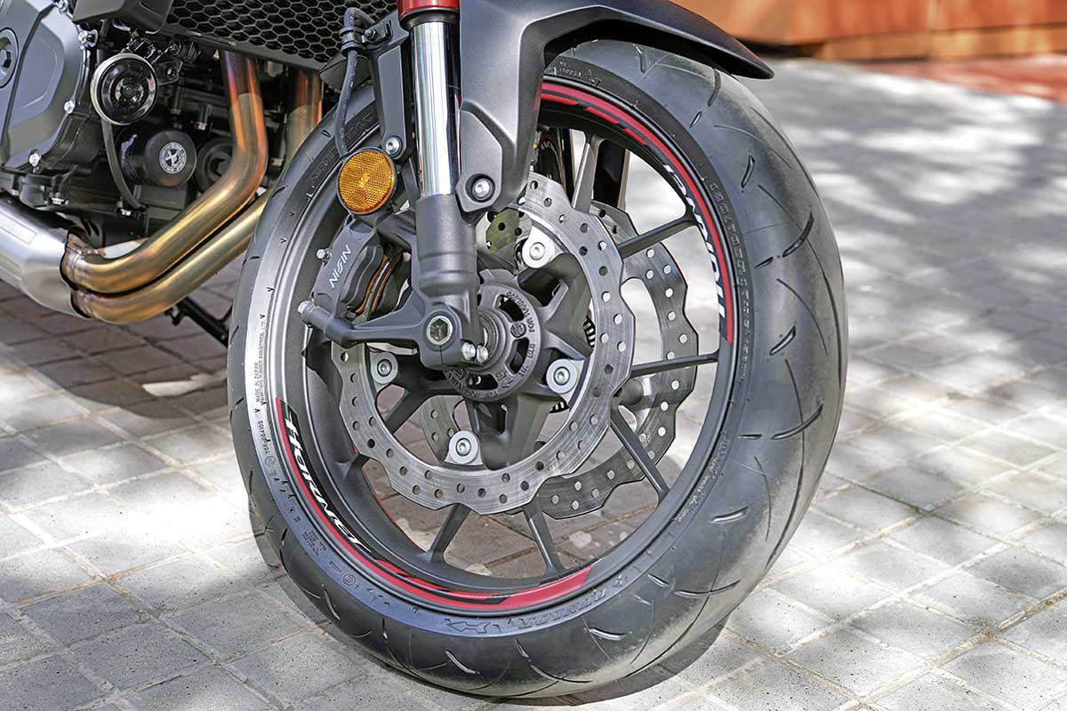 Tadellose Bremsanlage von Nissin