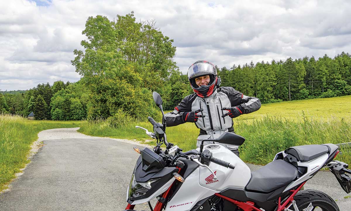 Fotofahrer Lukas bei seinem ersten Einsatz