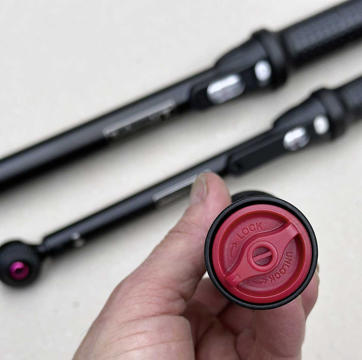 Verriegelung gegen unbeabsichtigtes Verstellen