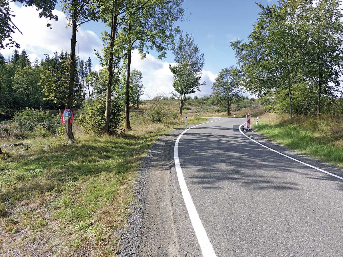 Aufmerksam und mit angepasster Geschwindigkeit ist die K1351 eigentlich kein Problem