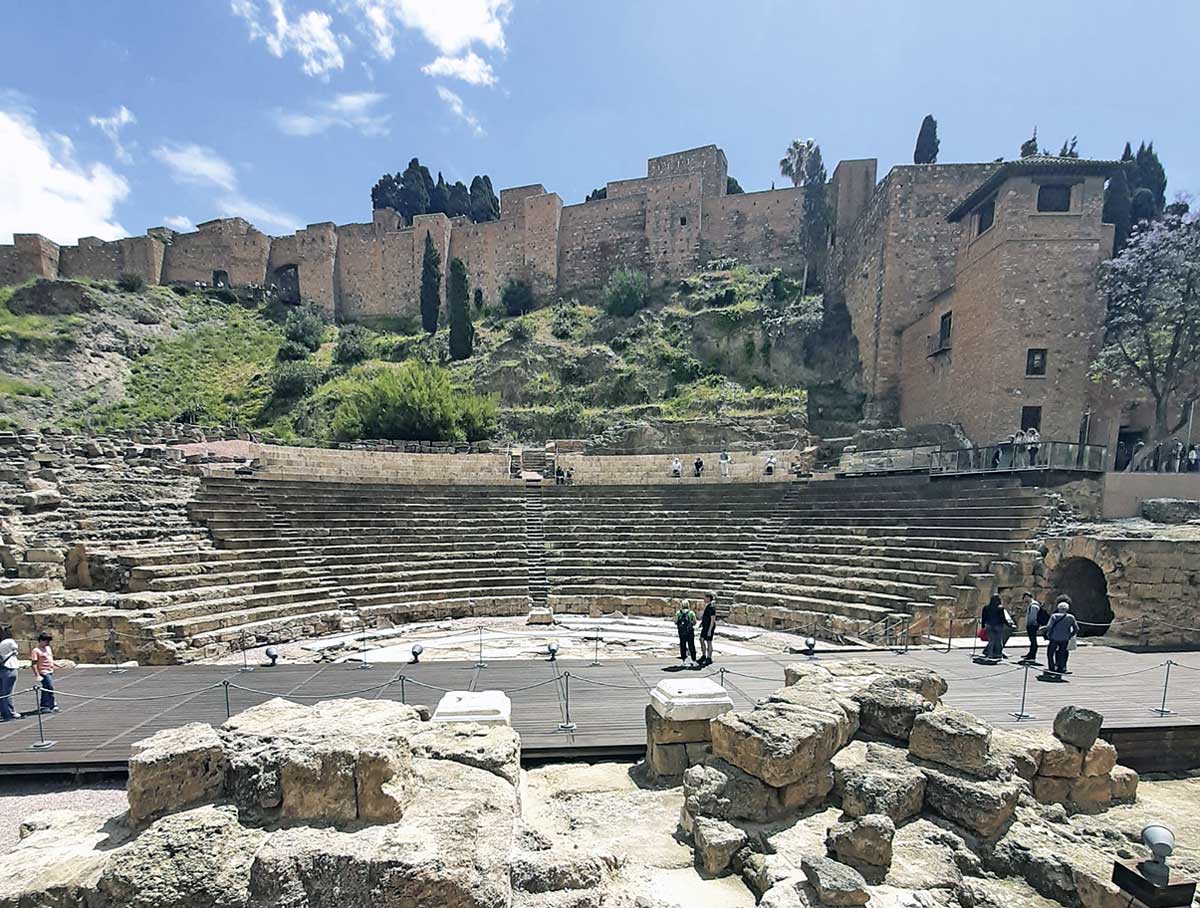 Das römisches Theater von Malaga