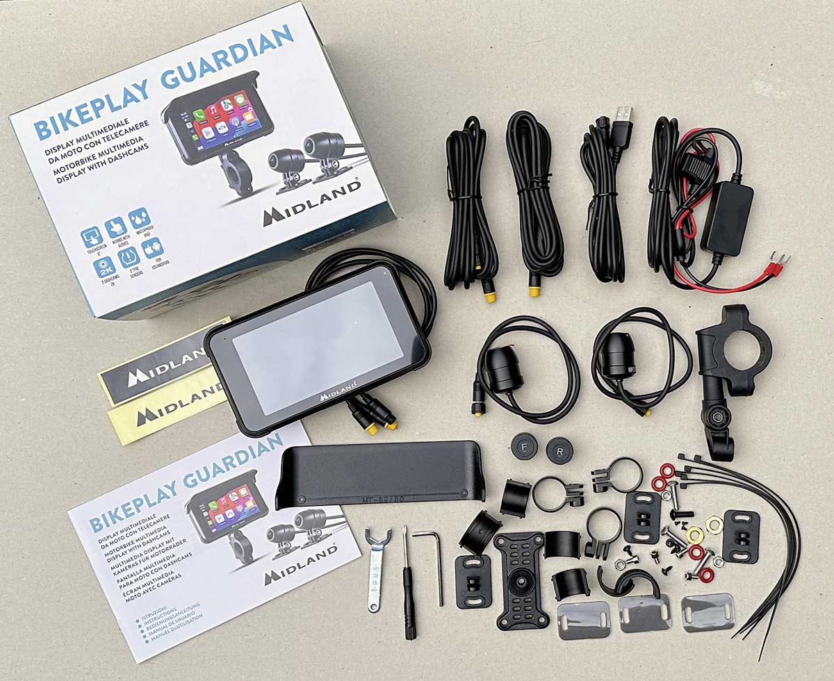 Lieferumfang des Bikeplay Guardian
