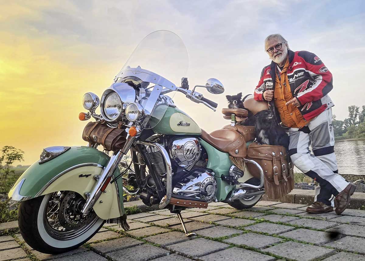 Ein echtes Traumbike, die Indian Chief