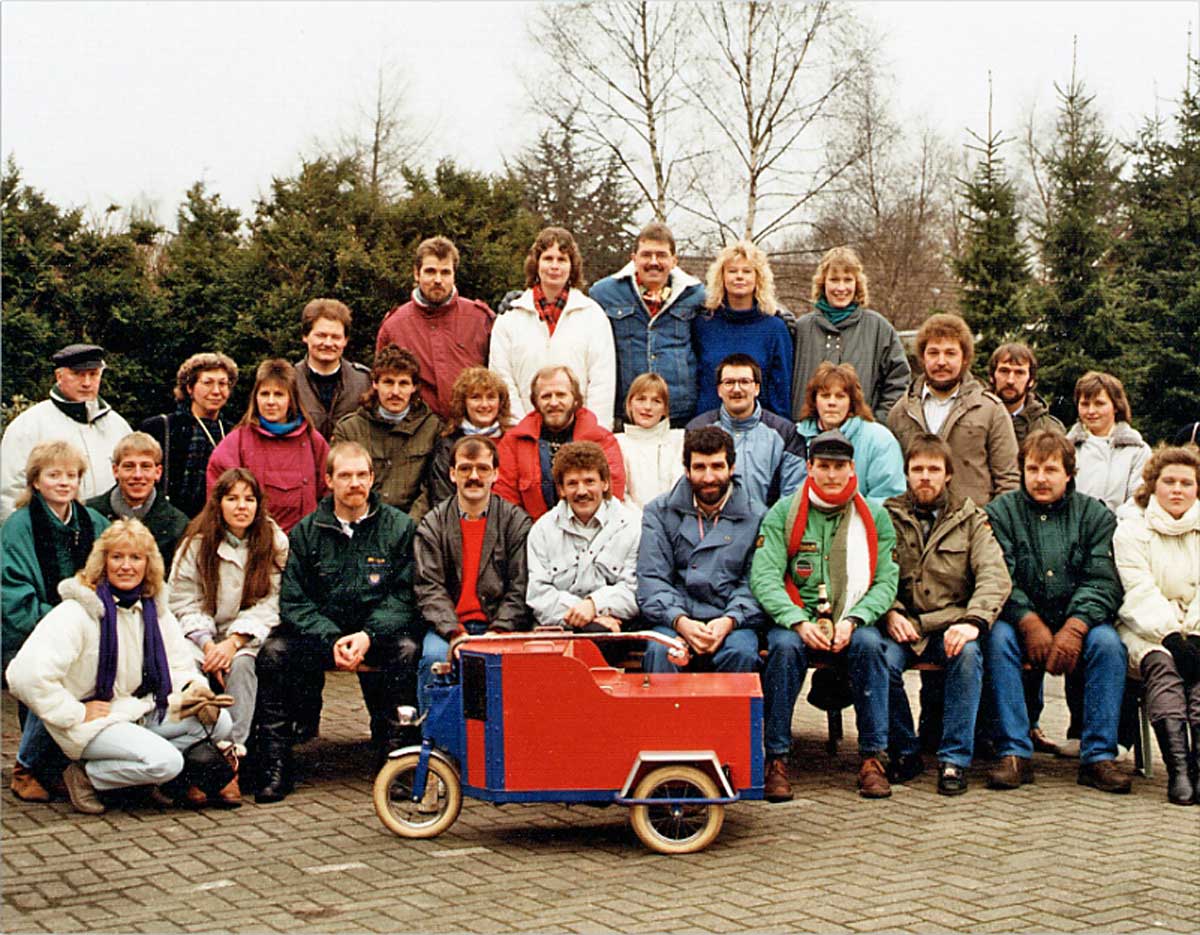 Motorradfreunde Apen - Gruppenfoto 1986