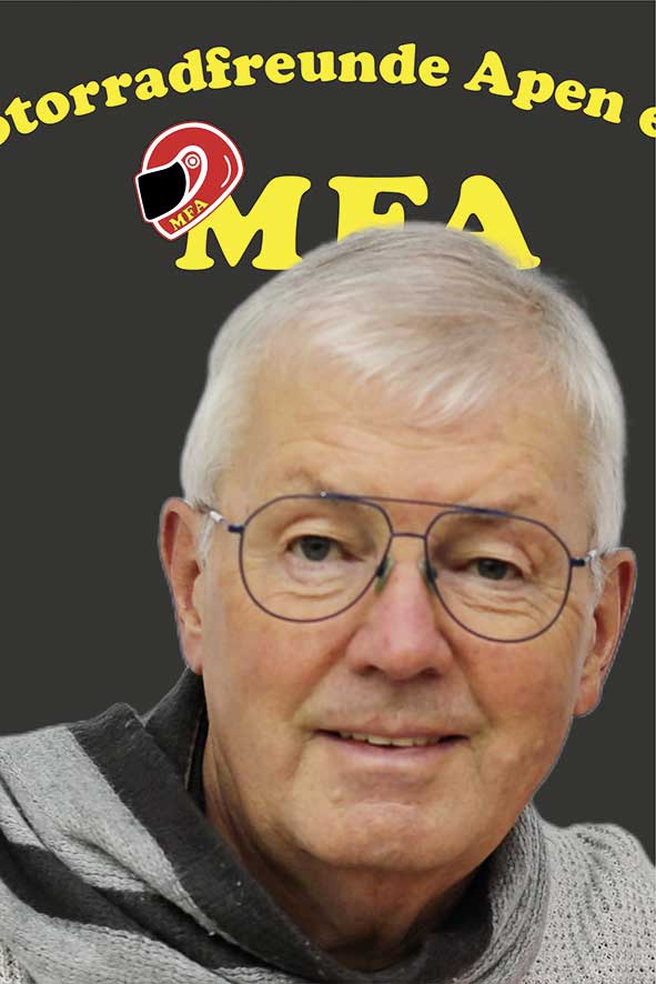 Legte mit Gert-Peter Bröhl den Grundstein des Vereins - Bernd zu Klampen