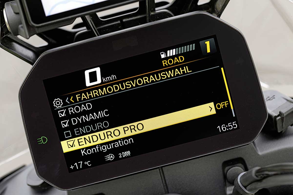 Das Enduro-Pro-Paket kostet Extra