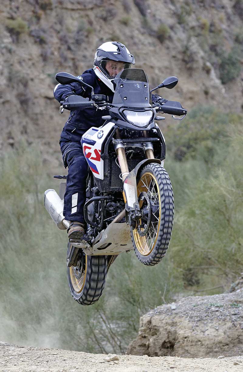 Hier ist ein BMW Werksfahrer unterwegs
