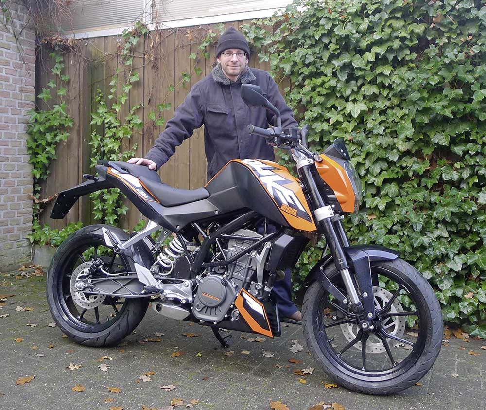 KTM? Ich hatte die 200er und die 390er Duke, die haben mir viel Freude bereitet