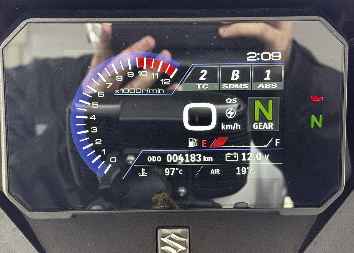 Aufgeräumtes Display ohne Schnickschnack