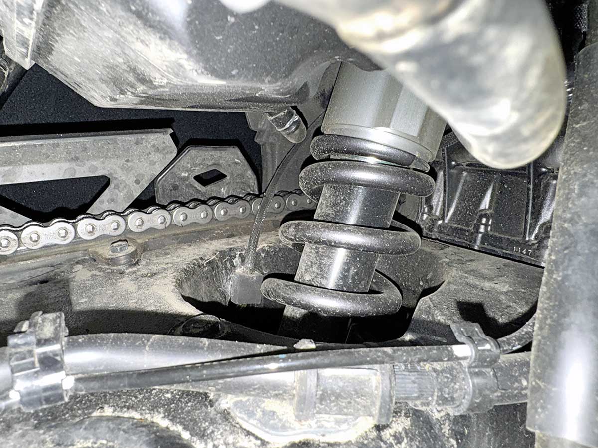 Das Federbein reicht für Solo-Reisende