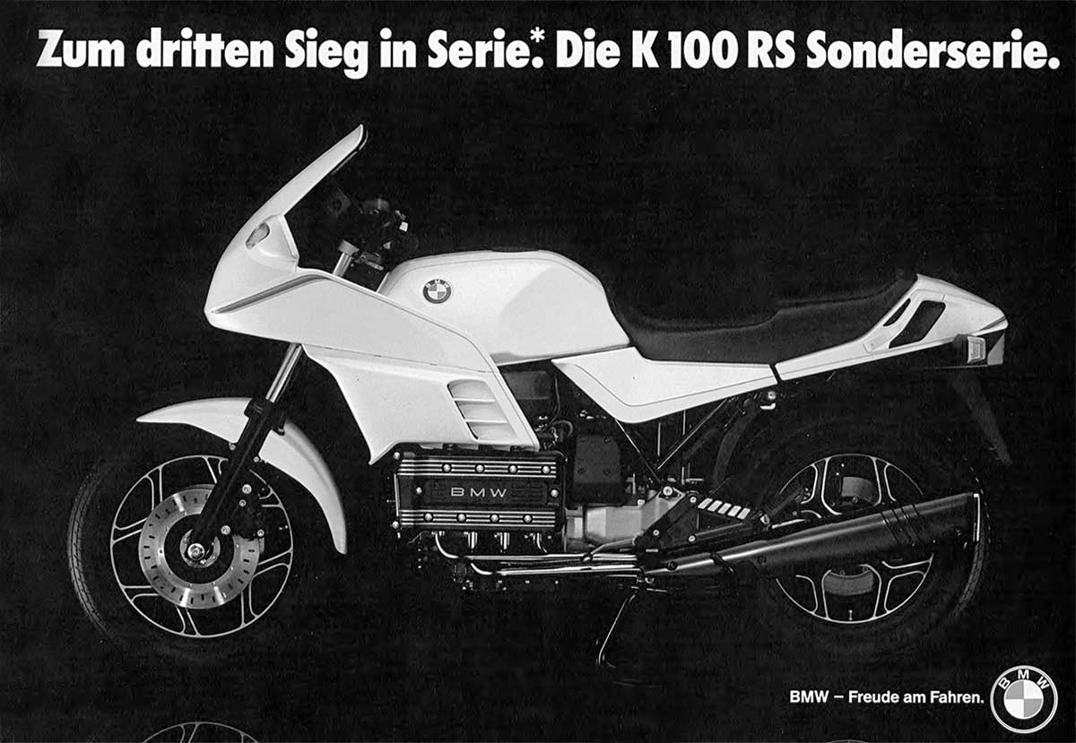 Zeitgenössische BMW-Werbung