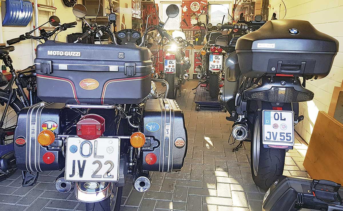 Leider ist der Platz in der Garage begrenzt ...