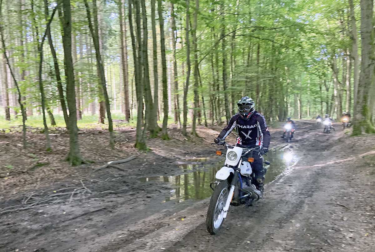Kradblatt-Leserreise Offroad - mit Eastmoto in Brandenburg