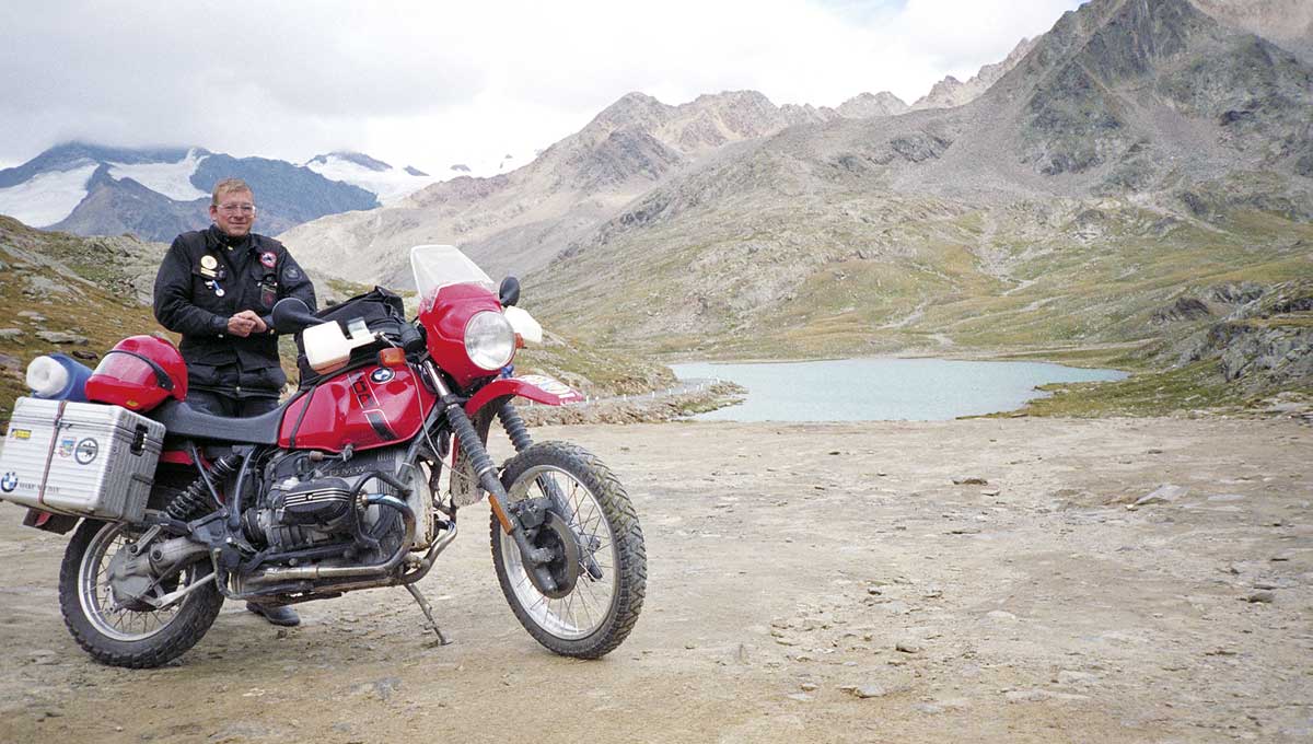 Meine rote BMW R 80 GS - da hängen viele Erinnerungen dran