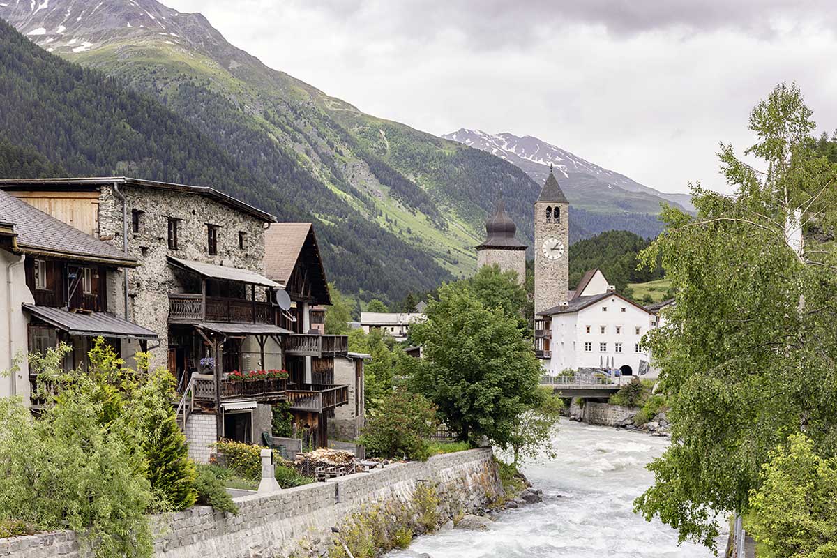 Susch im Unterengadin