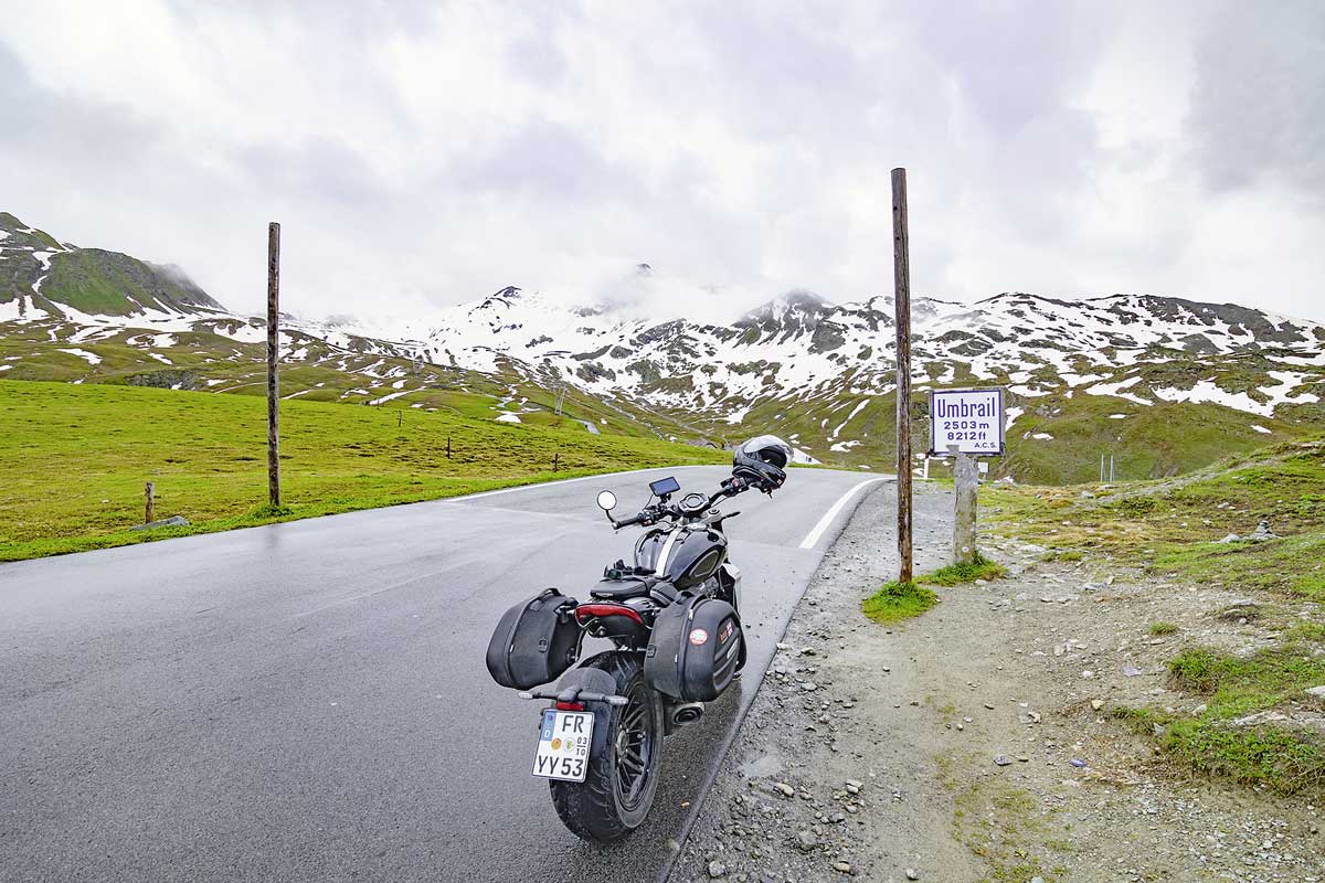 Diesmal ohne Fernsicht: der Umbrail Pass