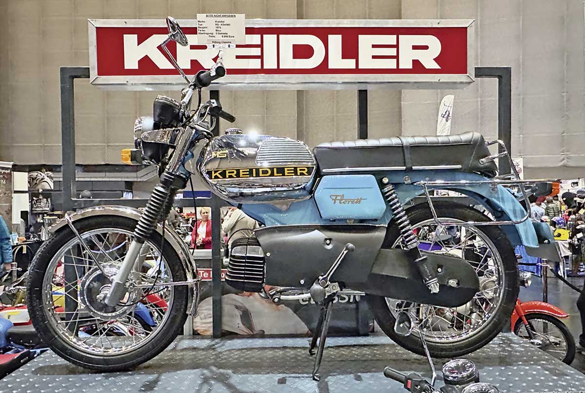 Kreidler Florett für fast 10.000 €. Ggesehen auf der Bremen Classic Motorshow 2025