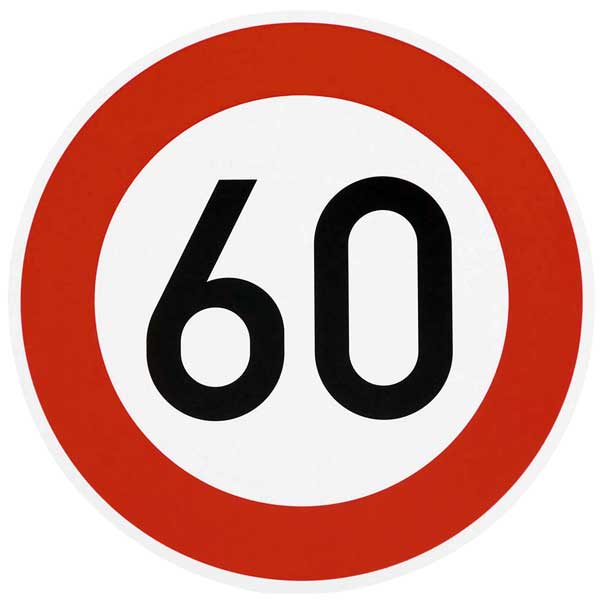 60 km/h - schön wär's …