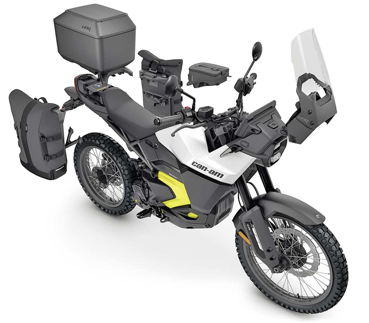 Das Can-Am LynQ-System ermöglicht die schnelle Montage von Zubehör