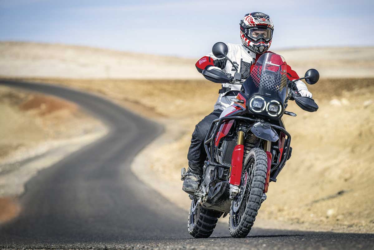 Die DesertX in der Wüste wirkt spektakulär, (Offroad) Touren in Europa sind aber auch ok