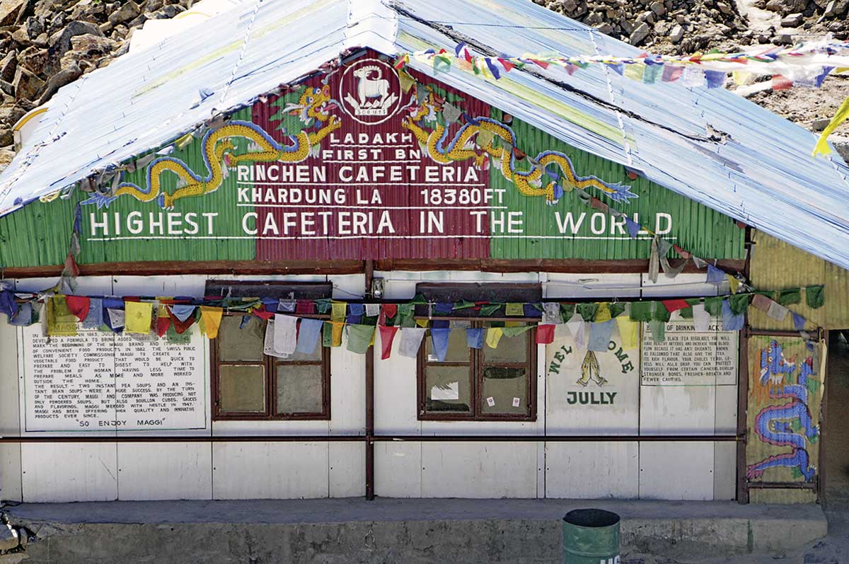 Ein Kaffee auf dem Dach der Welt