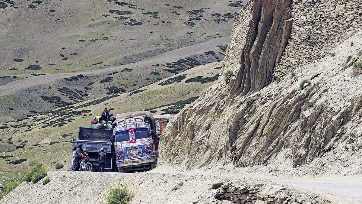 Engstelle am National Highway No. 1