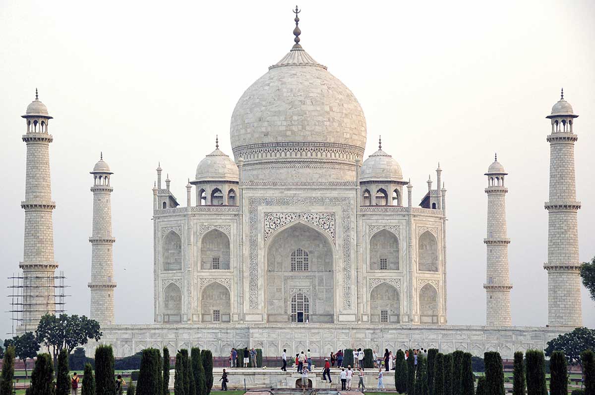 Beeindruckend, das Taj Mahal