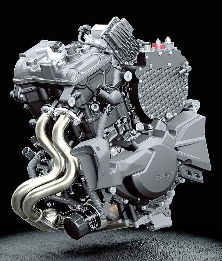 Kawasaki hat den ersten Hybrid-Motor im Serien-Motorradbau