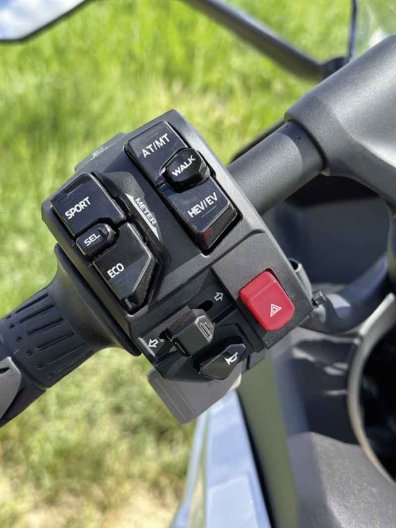 Gewöhnungsbedürftige Steuerzentrale