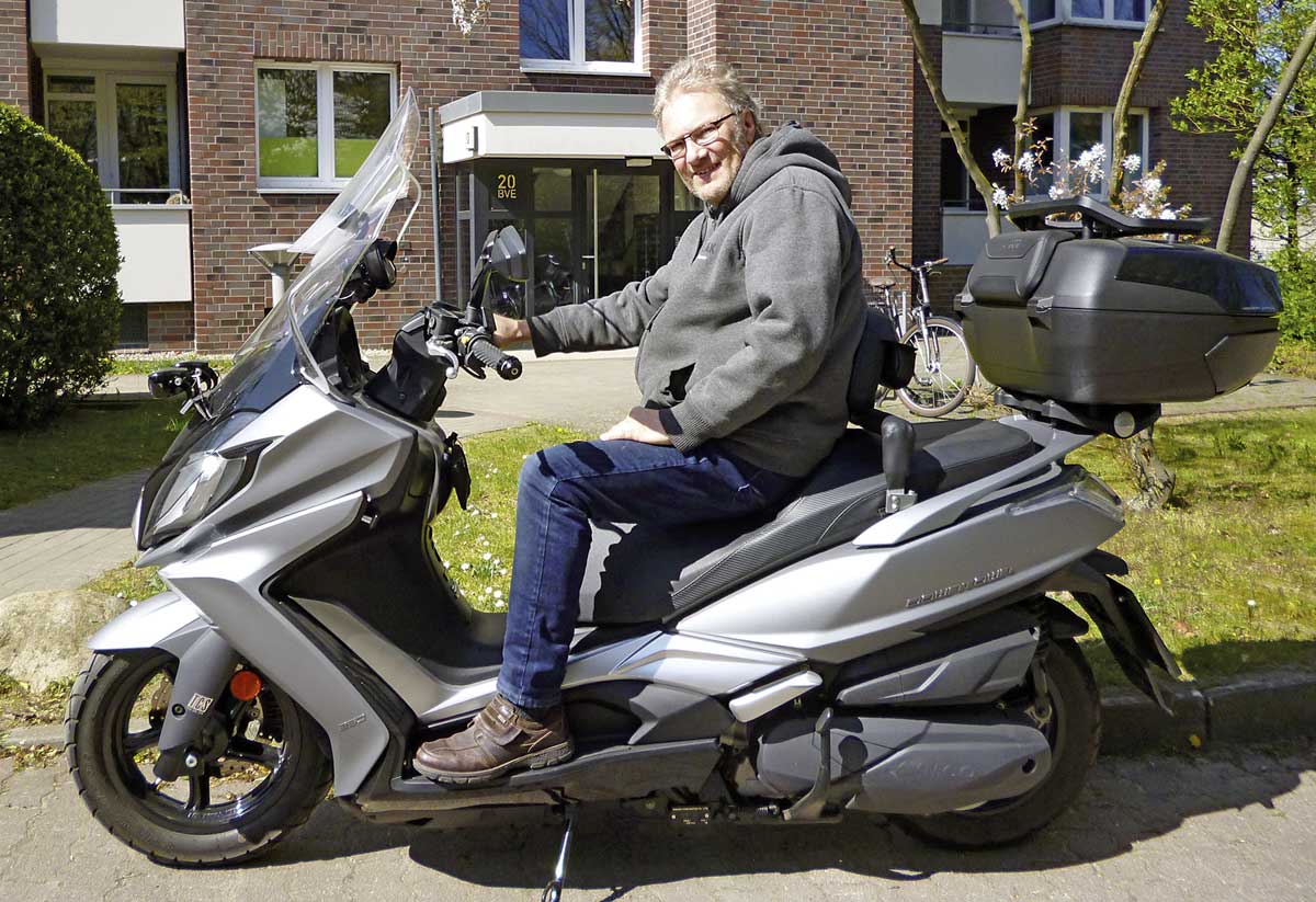 Groß-Roller machen auch auf längeren Touren viel Spaß