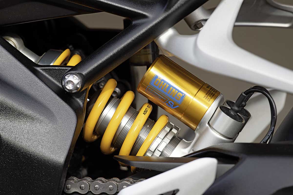 Semiaktives Öhlins-Fahrwerk